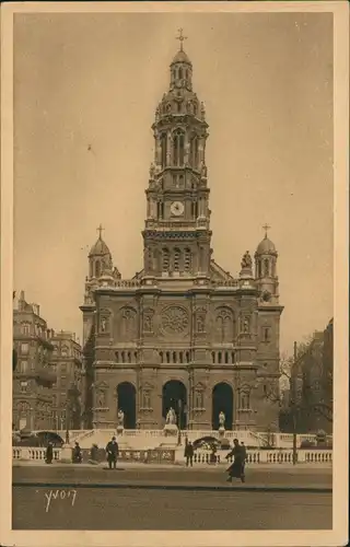 CPA Paris Eglise de la Trinite 1928