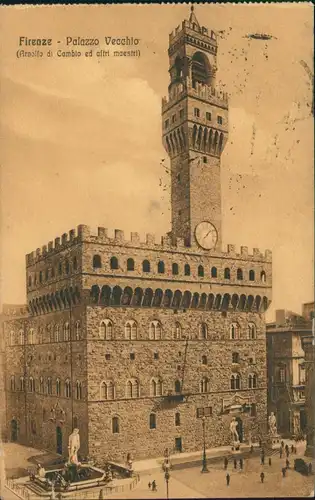 Cartoline Florenz Firenze Palazzo Vecchio 1920