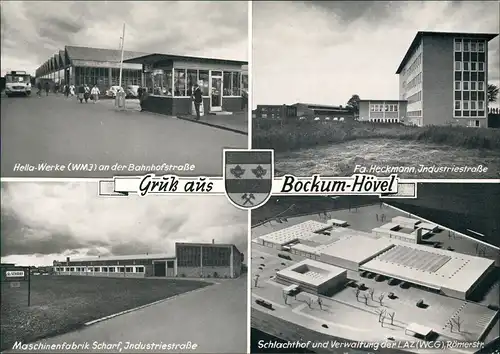 Bockum Hövel Hamm Westfalen Hella Werke, Industriestraße, Maschinenfabrik 1964