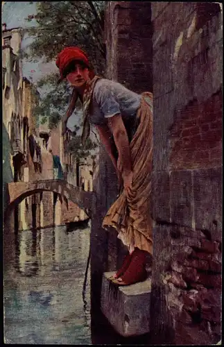 Ansichtskarte  E. Titto, Marietta Künstlerkarte 1920