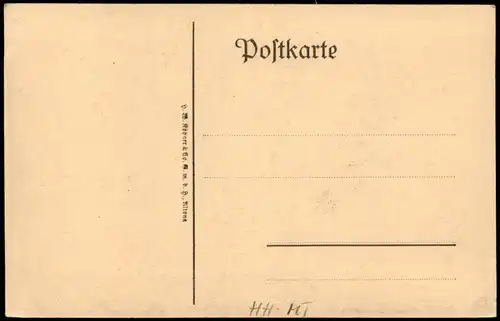 Ansichtskarte Bergedorf-Hamburg Marschland Straße - Künstlerkarte 1928