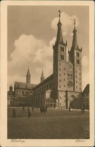 Ansichtskarte Würzburg St. Kiliansdom zu Würzburg 1920