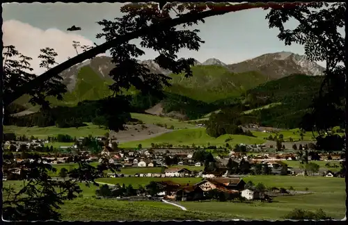Ansichtskarte Inzell / Obb. Panorama-Ansicht Blick zum Hochfelln 1960