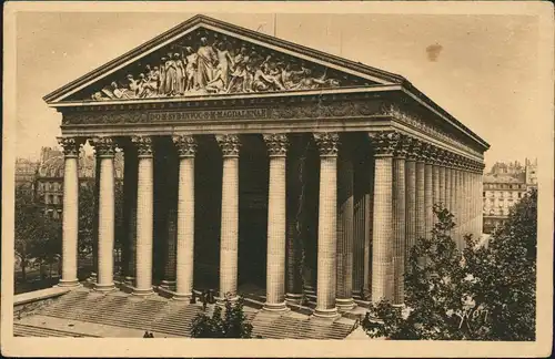 CPA Paris Église de la Madeleine 1928