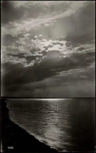 Ansichtskarte Zingst Strand Ostsee Ostseebad Wolken-Spiel Stimmungsbild 1931