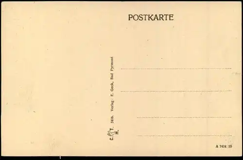 Ansichtskarte Bad Pyrmont Goethestrasse 1910