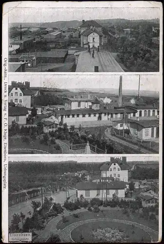 Elsenborn-Bütgenbach Mehrbildkarte MB Truppenübungsplatz 1916    Feldpost