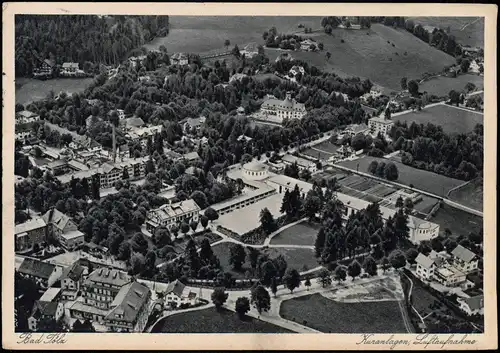 Ansichtskarte Bad Tölz Luftbild Kuranlagen, Luftaufnahme 1937