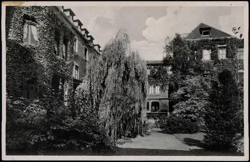 Ansichtskarte Kalk-Köln Ev. Krankenhaus  Park-Partie 1940