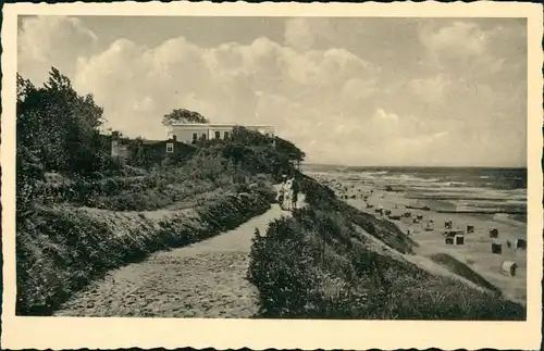 Henkenhagen Ustronie Morskie Dünenpromenade Strandhalle Bz Kolberg Pommern 1938