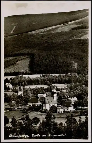 Postcard Krummhübel Karpacz Panorama - Foto AK 3 Riesengebirge 1930