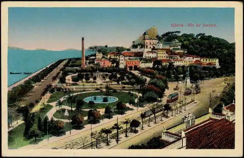 Postcard Rio de Janeiro Gloria, Brasilien Brasil 1926