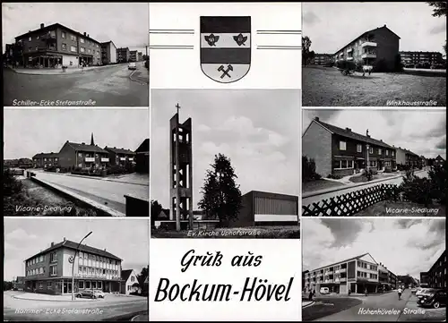 Bockum-Hövel-Hamm (Westfalen) MB: Victoria Siedlung, Winklhausstraße,  1964