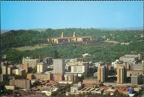 Pretoria Tshwane High-rise buildings looking towards Union Building  1970