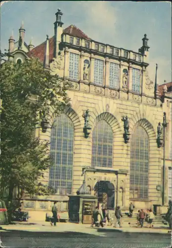 Danzig Gdańsk/Gduńsk GDAŃSK Dwór Artusa Strassen Ansicht 1960