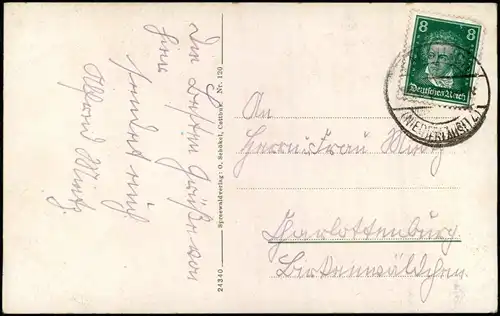 .Brandenburg Spreewald. Brautfahrt zur Kirche, Wendische-Trachten - Typen 1927