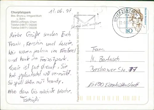Loifling Mehrbild-AK Churpfalzpark Bes. Bruno u. Irmgard Muth 1997