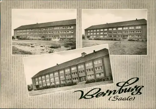 Ansichtskarte Bernburg (Saale) 3 Bild Hochschule für Landwirtschaft 1966