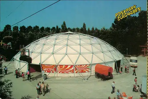 Postkaart Slagharen SUPERSCOOP PONYPARK SLAGHAREN 1970