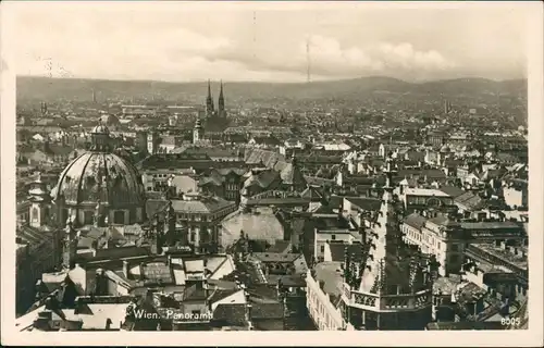 Ansichtskarte Wien Blick vom Stephansdom 1939