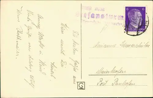 Ansichtskarte Wien Blick vom Stephansdom 1939