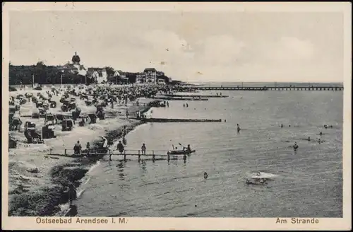 Arendsee Kühlungsborn Am Strand, Seestege und Hotels 1931