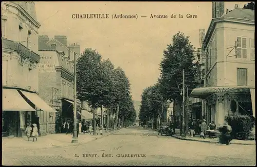 Charleville-Mézières Charleville-Mézières Ardennes Avenue de la Gare 1912