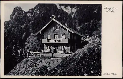 Ansichtskarte Lenggries Reiser Alm. 1923