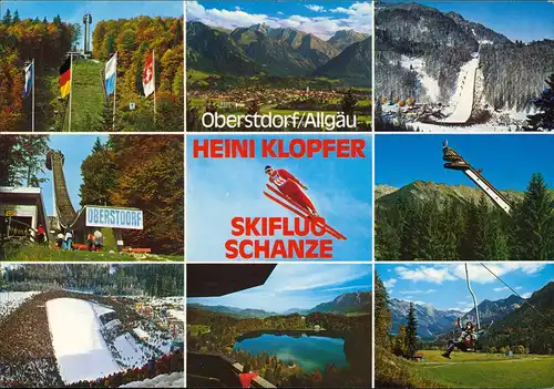 Birgsau-Oberstdorf (Allgäu) MB Birgsautal  Heini-Klopfer-Skiflugschanze 1990