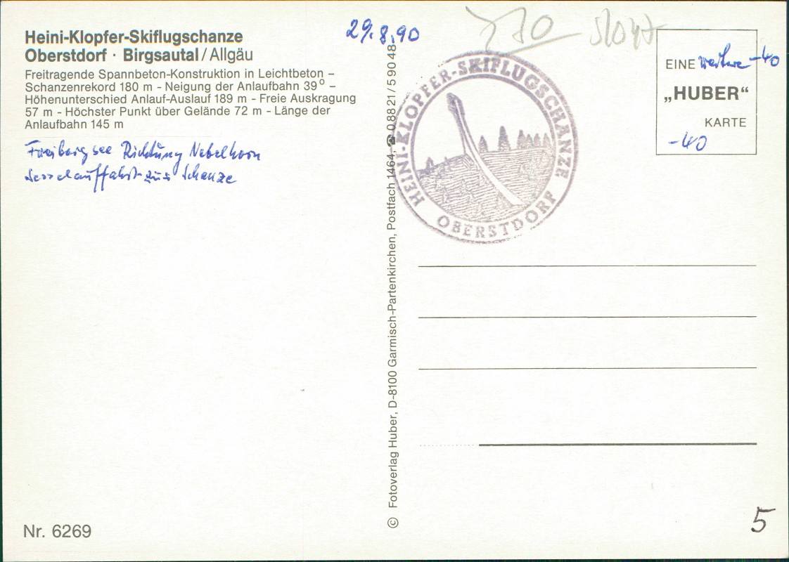 Oberstdorf im Allgäu Poster von Walter G. Allgöwer