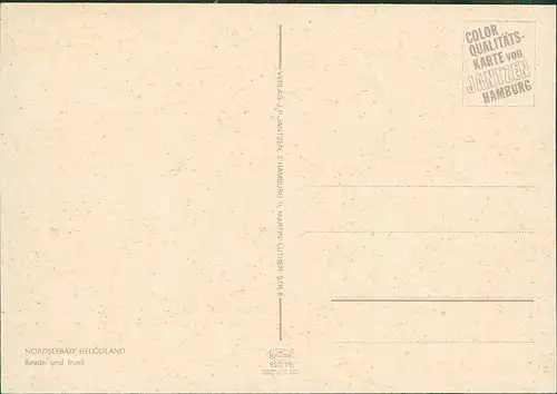 Helgoland (Insel) Panorama-Ansicht, Schiffe, Insel vom Flugzeug aus 1970