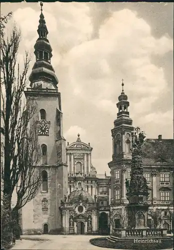 Heinrichau (Niederschlesien) Henryków Zisterzienser-Kloster Kirche 1950