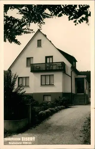 Foto Breitscheid PRIVATPENSION EISERT Privatfoto-AK 1960 Privatfoto