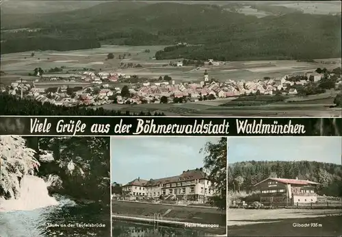 Waldmünchen MB Böhmerwaldstadt  Heim Herzogau Gibacht Teufelsbrücke 1950