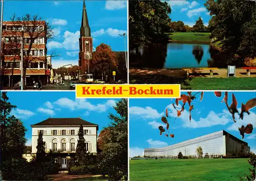 Ansichtskarte Bockum-Bochum Mehrbild-AK mit 4 Ortsansichten Bockum 1980