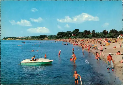 Pelzerhaken-Neustadt (Holstein) Strand OSTSEEBAD Strandleben 1970