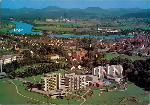Ansichtskarte Bad Säckingen Luftbild Luftaufnahme mit Kurzentrum 1983