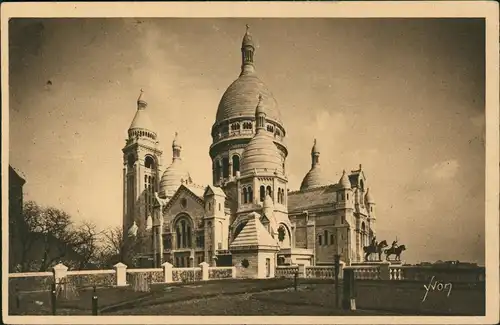 CPA Paris Basilique du Sacré-Cœur, Basilika 1928