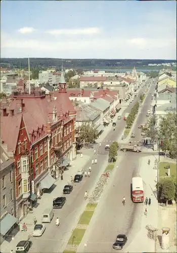 Postcard Luleå Luleå, Storgatan Ortsansicht Strassen Ansicht 1970
