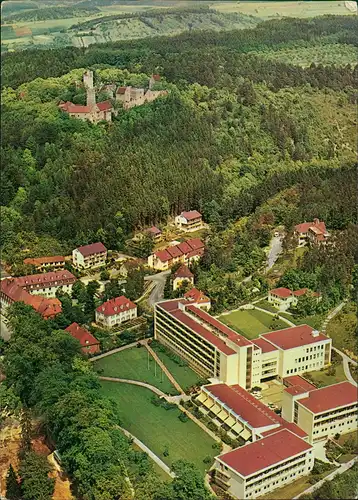 Neuhaus-Bad Neustadt a.d. Saale Luftbildaufnahme Kurviertel mit Salzburg 1968
