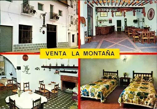 Alicante VENTA LA MONTAÑA RESTAURANTE Benimantell Alicante 1978
