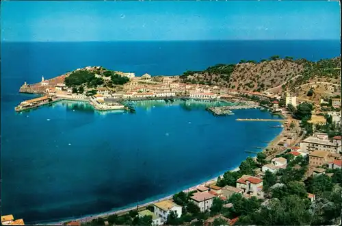 Sóller (Mallorca) Panorama-Ansicht Puerto de Soller Mallorca Balearen 1963