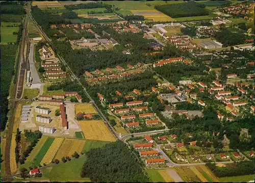 Ansichtskarte Espelkamp Luftbild Neubausiedlung 1972