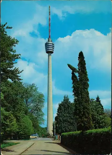 Ansichtskarte Stuttgart Weg zum Fernsehturm 1968