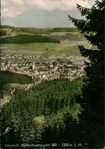 Titisee-Neustadt Panorama-Ansicht Neustadt (Hochschwarzwald) 1960