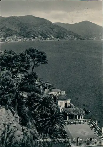 Laigueglia Panorama-Ansicht Partial view seen from Fonti del Faro 1955