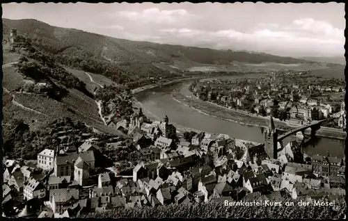 Ansichtskarte Bernkastel-Kues Berncastel-Cues Blick auf die Stadt 1962