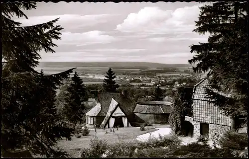 Ansichtskarte Bad Harzburg Café Winuwuk mit Sonnenhof 1960