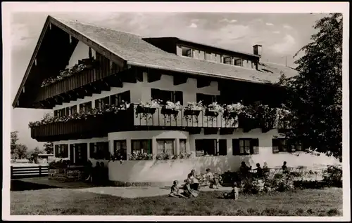 Ansichtskarte Bad Wiessee Kinderkurheim Siemens-Schuckert am Tegernsee 1952