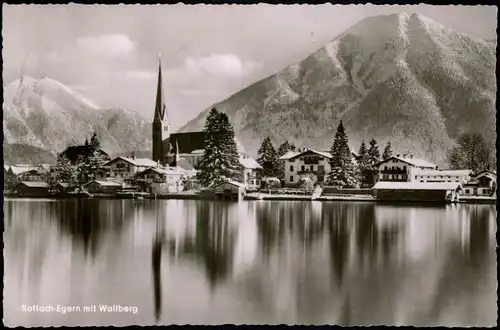 Ansichtskarte Rottach-Egern Panorama Deutschland Bayern Rottach-Egern 1960